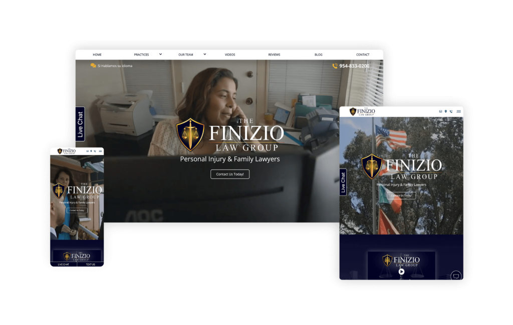 The Finizio Law Group (finiziolawgroup.com) - Designed by Accel Marketing Solutions